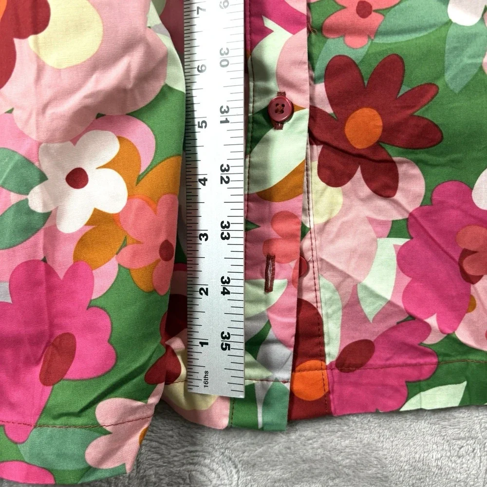 Donna Morgan Pink Floral Fit‎ & Flare Midi Dress Sz 4 Classic Preppy Feminine